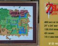 Fan ha tardado 400 días en crear este tapiz del mapa de The Legend of Zelda: A Link to the Past